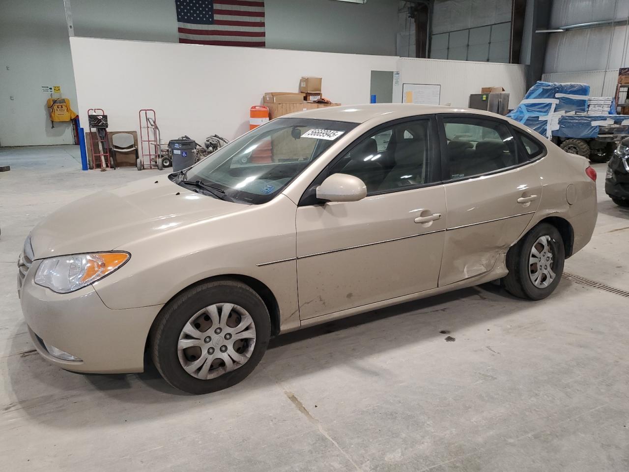 2010 Hyundai Elantra Blue na sprzedaż w Greenwood, NE - Side