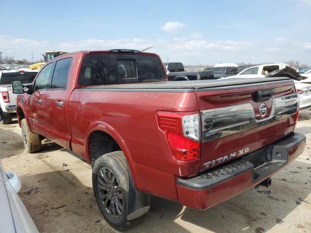 Pickups NISSAN TITAN 2016 Burgundy