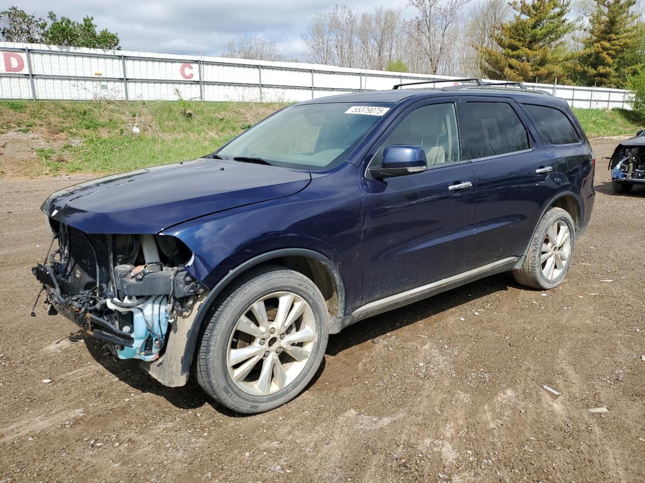 2013 Dodge Durango Crew de vânzare în Davison, MI - Front End