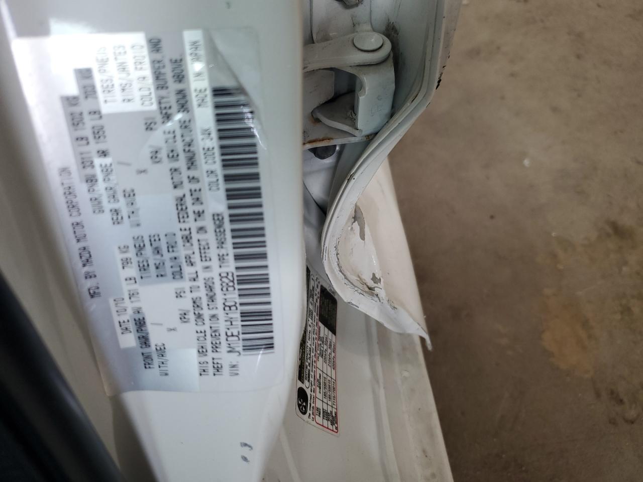 2011 Mazda Mazda2 VIN: JM1DE1HY1B0116829 Lot: 56316305