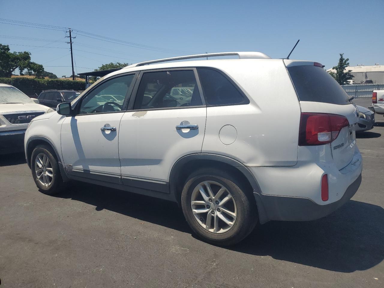 2014 Kia Sorento Lx white null gas 5XYKTCA61EG543895 photo #3