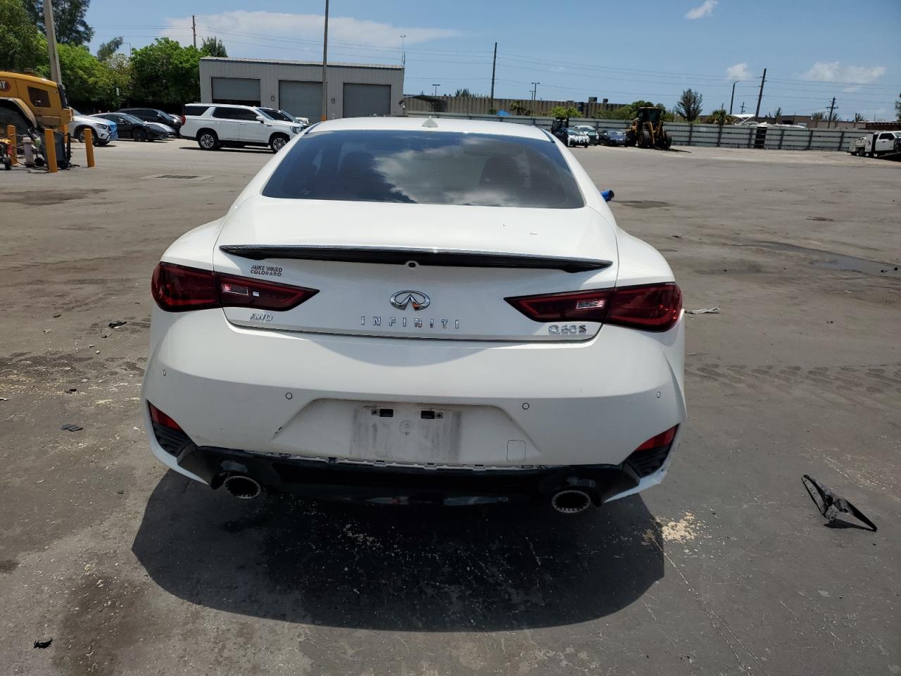 2021 Infiniti Q60 Red Sport 400 VIN: JN1FV7LL1MM560170 Lot: 58329605