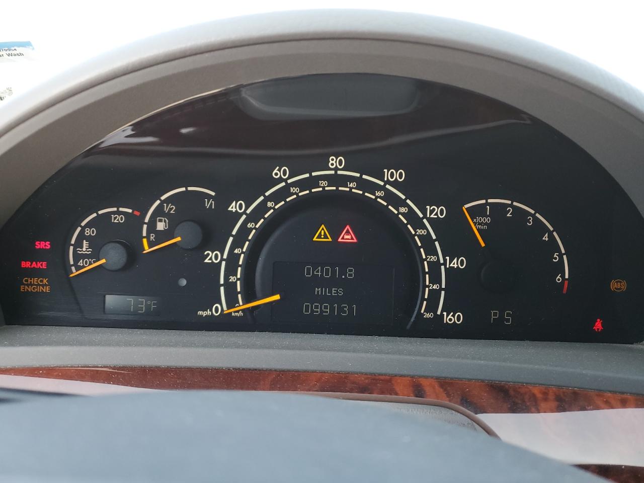 2000 Mercedes-Benz S 500 VIN: WDBNG75J4YA134526 Lot: 57258995