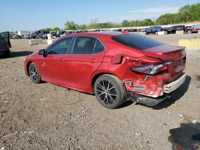  TOYOTA CAMRY 2021 Красный
