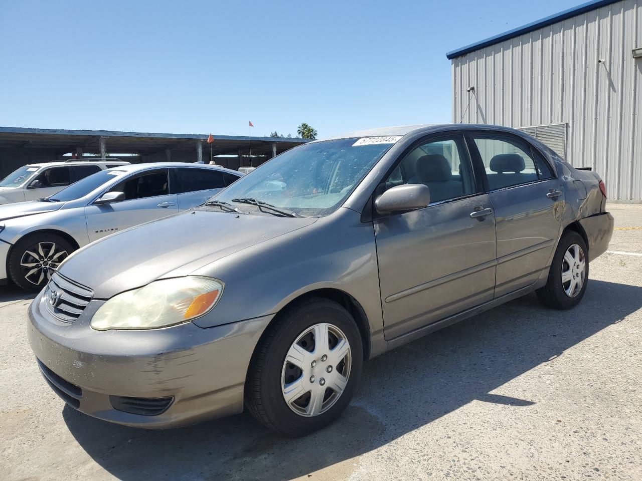 2004 Toyota Corolla Ce იყიდება Fresno-ში, CA - Rear End