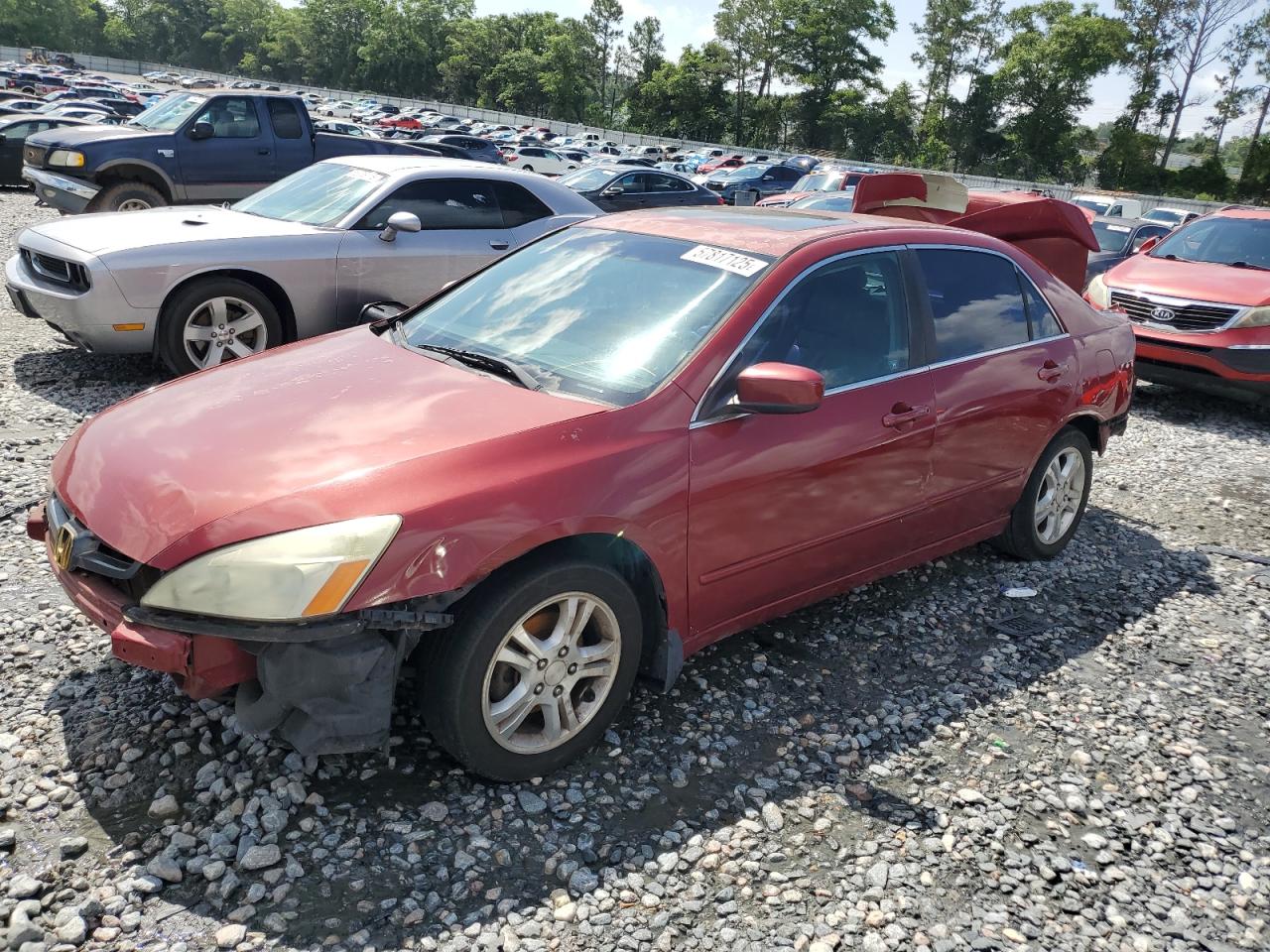 2007 Honda Accord Ex продається в Byron, GA - Rear End