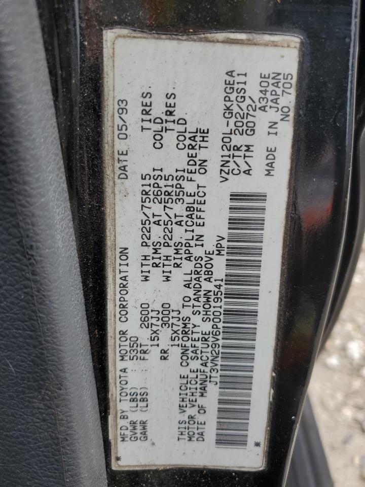 1993 Toyota 4Runner Vn29 Sr5 VIN: JT3VN29V6P0019541 Lot: 56795335