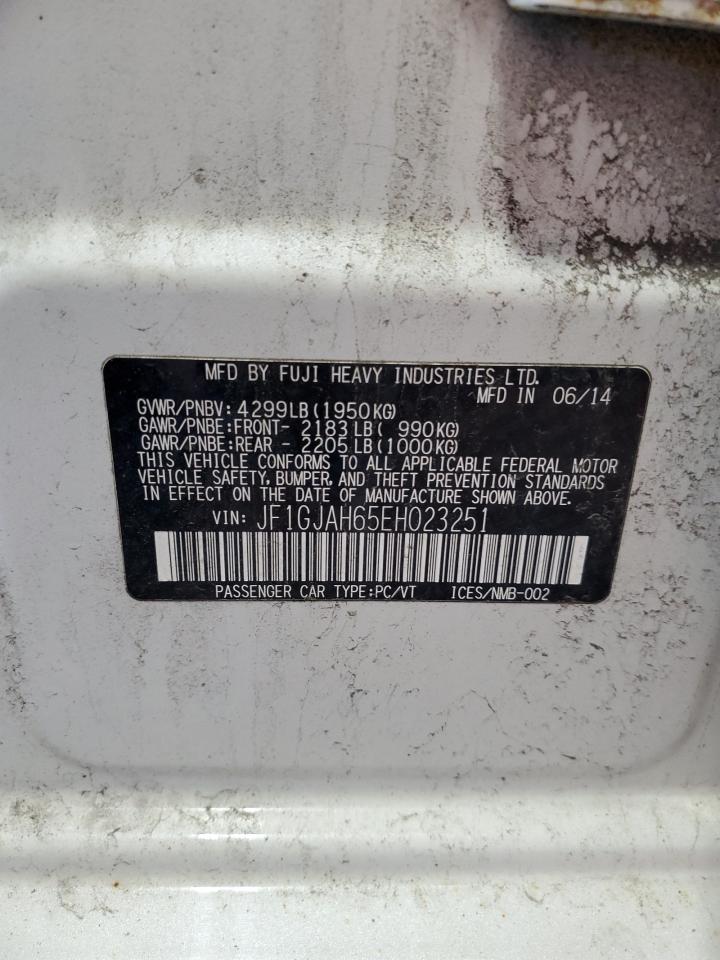 2014 Subaru Impreza Limited VIN: JF1GJAH65EH023251 Lot: 56355335
