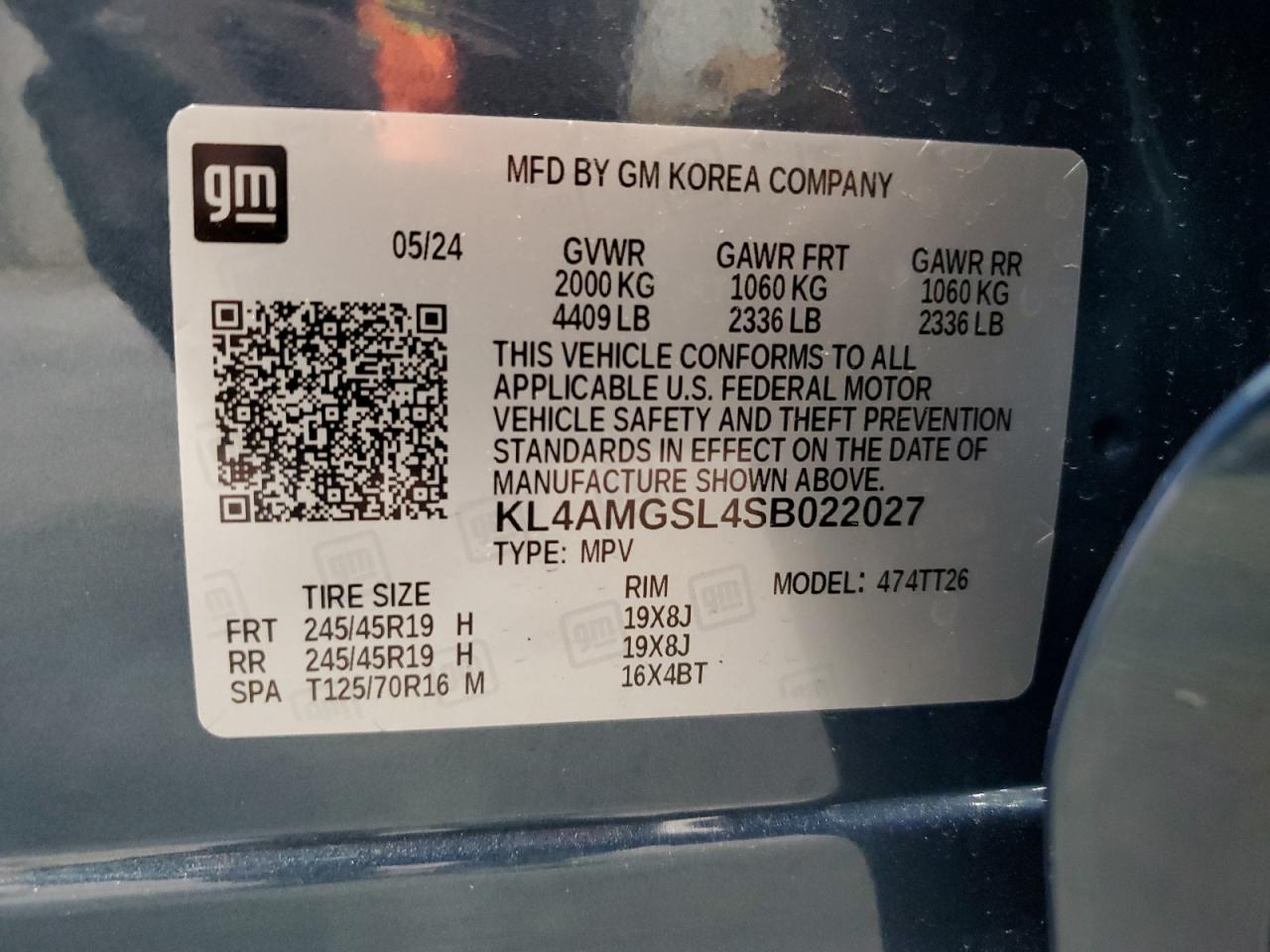 2025 Buick Encore Gx Avenir VIN: KL4AMGSL4SB022027 Lot: 57226625