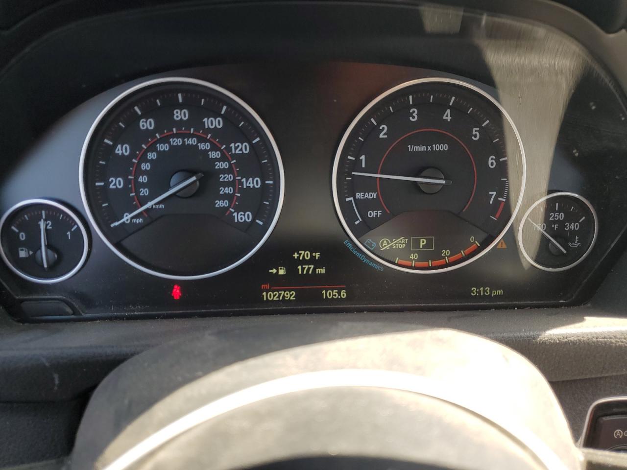 2015 BMW 328 I Sulev VIN: WBA3C1C52FK122967 Lot: 57484985