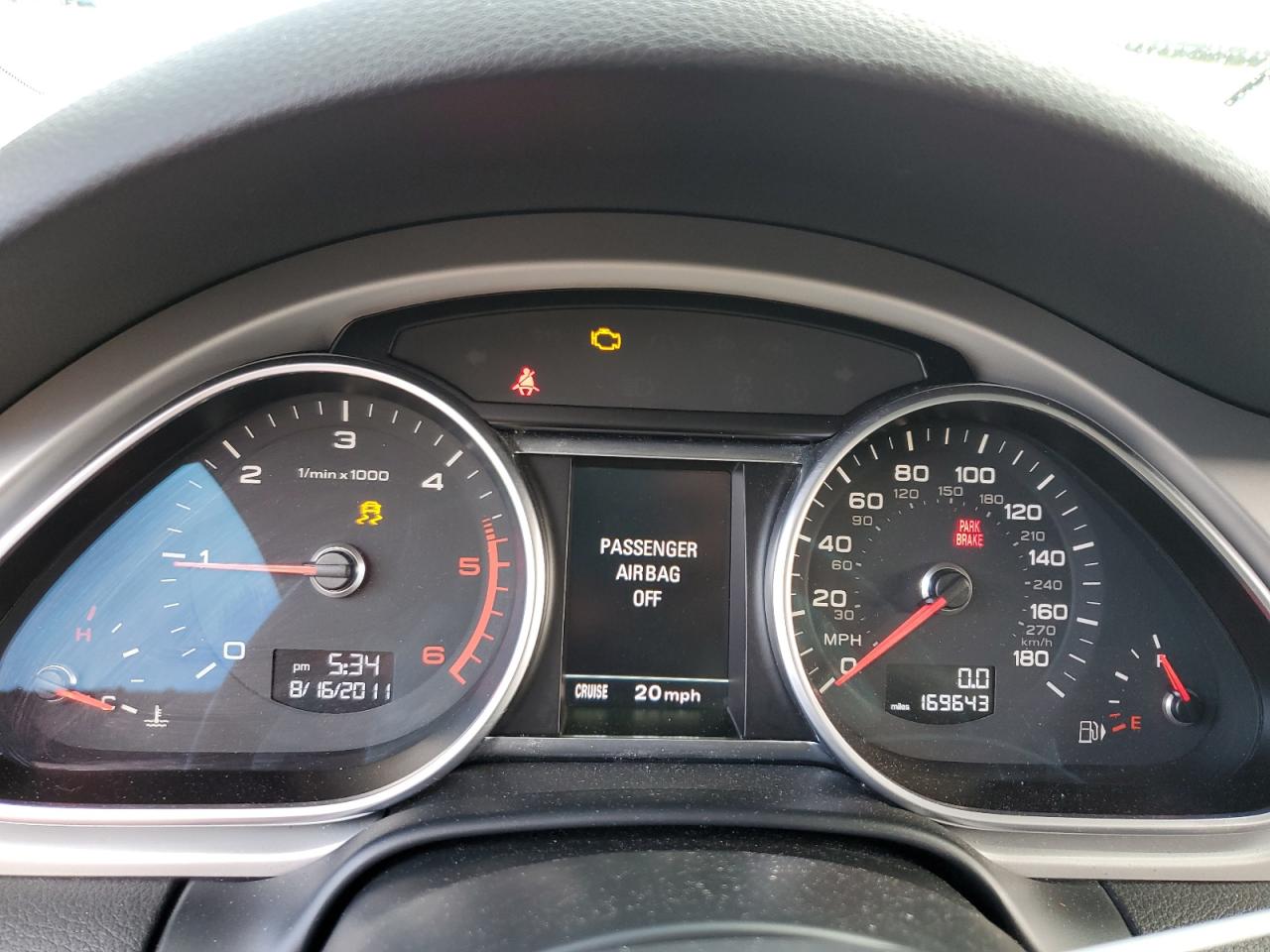 2012 Audi Q7 Prestige VIN: WA1VMAFEXCD007970 Lot: 56391785