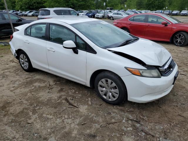 Седани HONDA CIVIC 2012 Білий