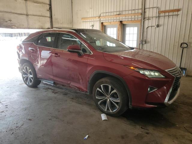  LEXUS RX450 2016 Червоний