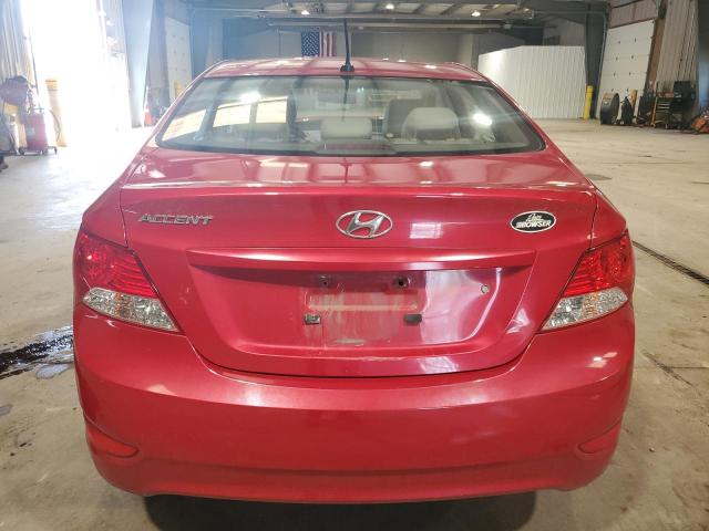  HYUNDAI ACCENT 2013 Red