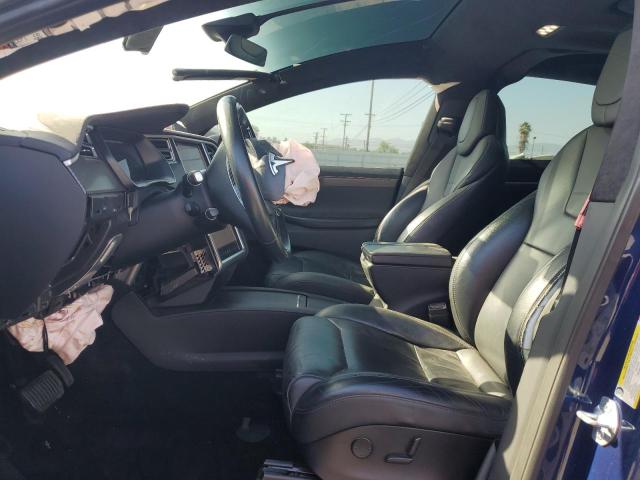  TESLA MODEL X 2017 Синій