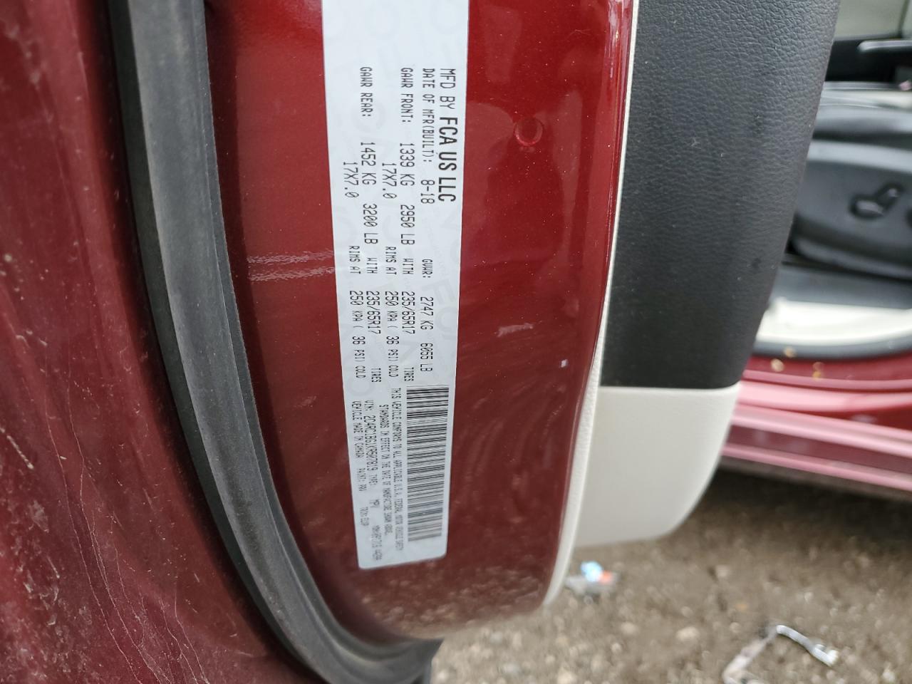 2019 Chrysler Pacifica Touring L VIN: 2C4RC1BG1KR507819 Lot: 57585735