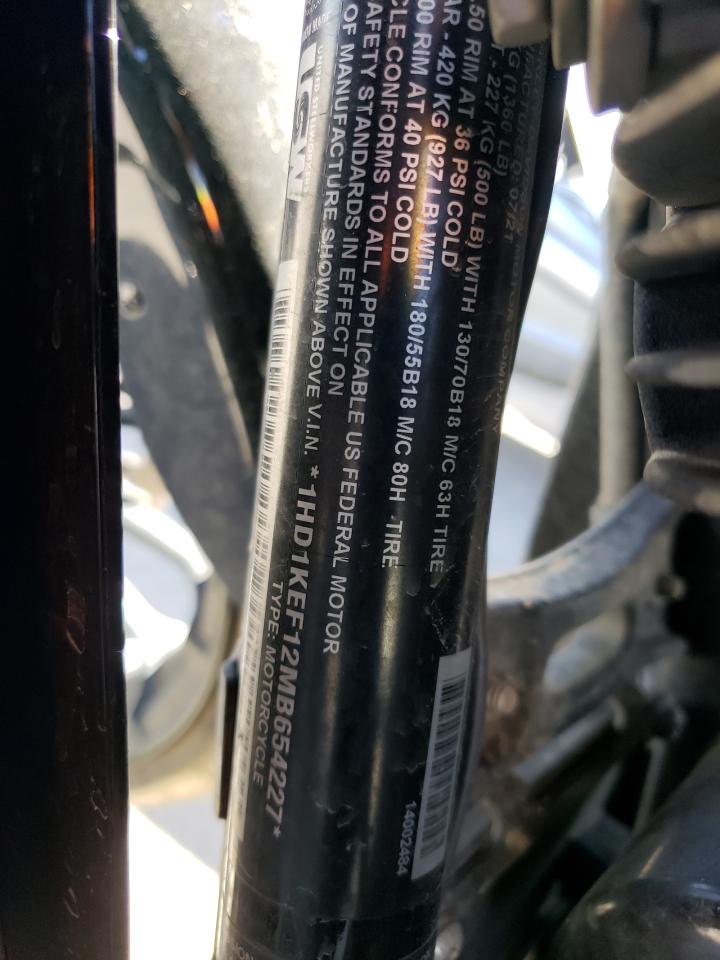 2021 Harley-Davidson Flhtk VIN: 1HD1KEF12MB654227 Lot: 56888965