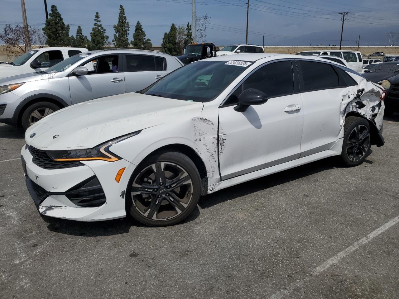 2021 Kia K5 Gt Line na sprzedaż w Rancho Cucamonga, CA - Side