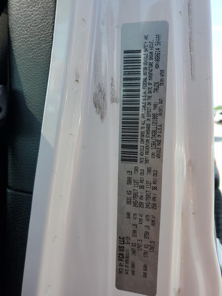 2020 Jeep Gladiator Sport VIN: 1C6HJTAG8LL121995 Lot: 57208555