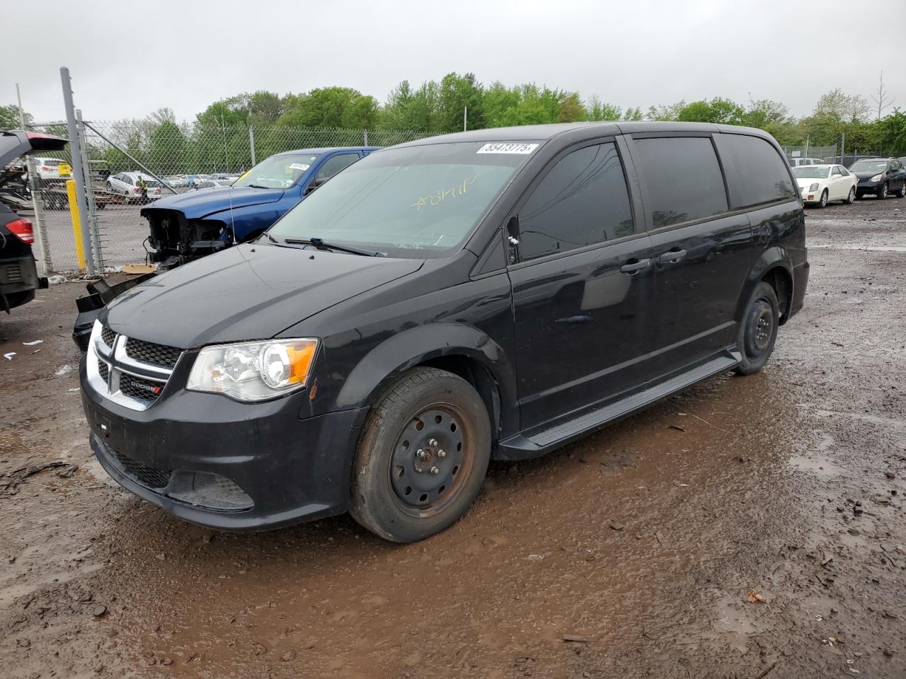 2019 Dodge Grand Caravan Se на продаже в Chalfont, PA - Rear End