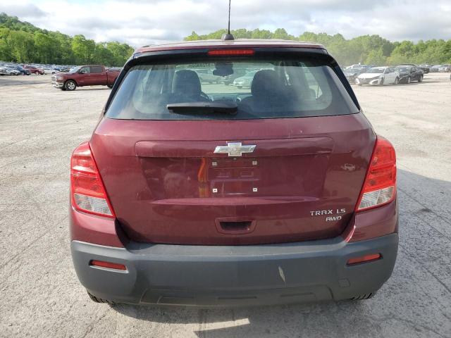  CHEVROLET TRAX 2016 Burgundy