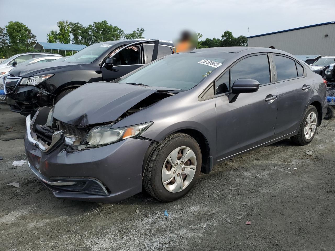 2014 Honda Civic Lx for Sale in Spartanburg, SC - Front End
