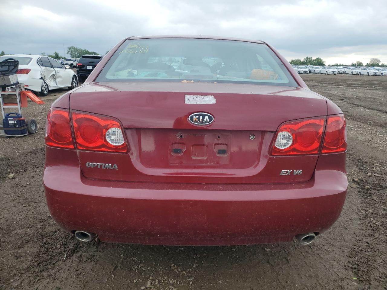 2008 Kia Optima Lx VIN: KNAGE124985236230 Lot: 57869805