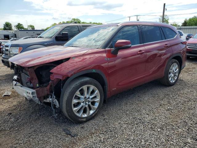  TOYOTA HIGHLANDER 2023 Czerwony