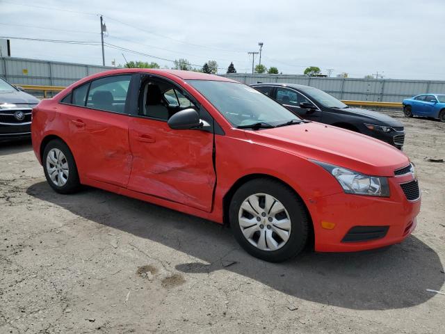  CHEVROLET CRUZE 2014 Red