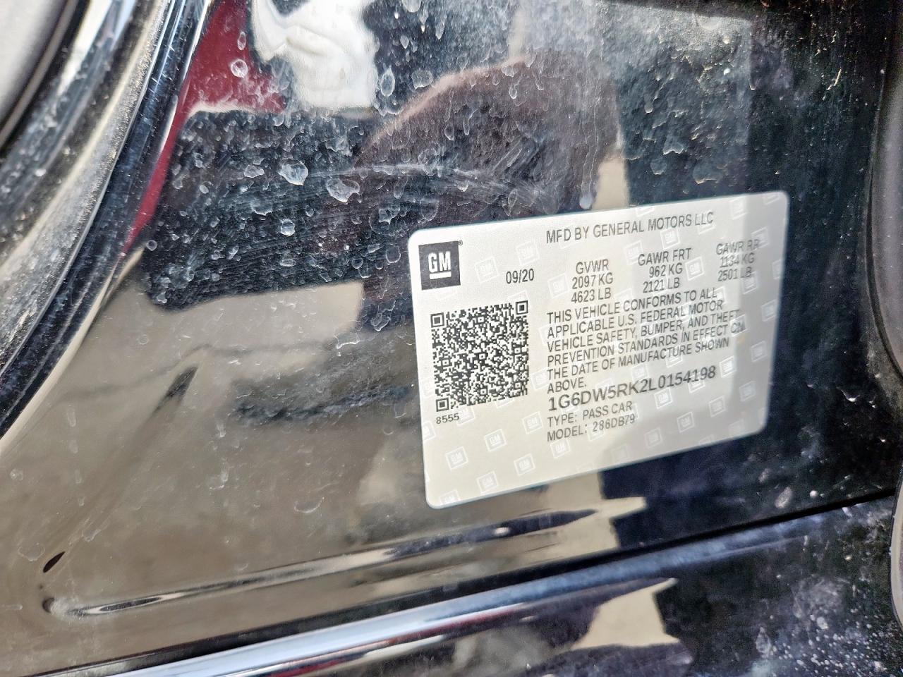 2020 Cadillac Ct5 Luxury VIN: 1G6DW5RK2L0154198 Lot: 56172775
