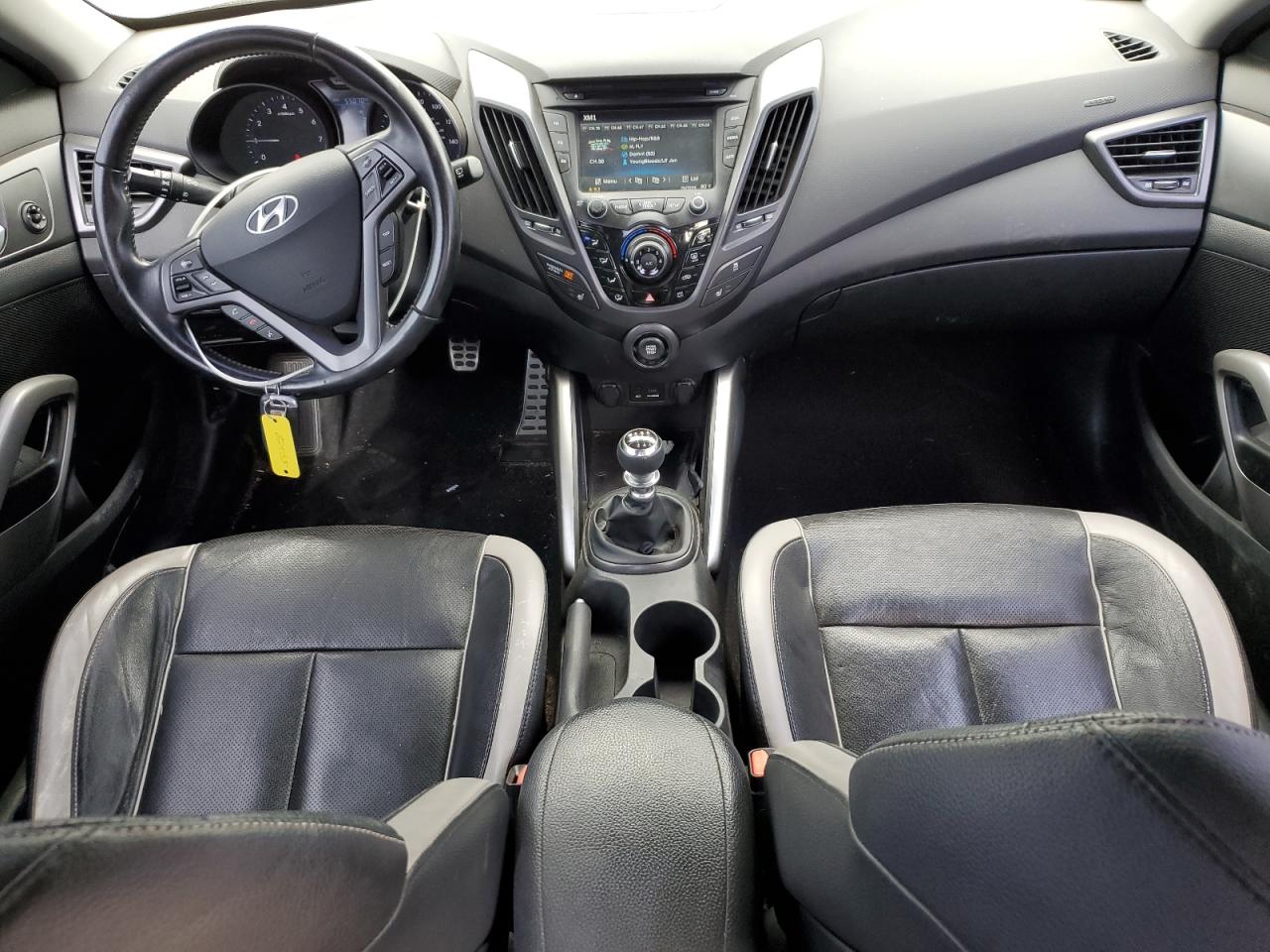 2014 Hyundai Veloster Turbo VIN: KMHTC6AE6EU195342 Lot: 57416745