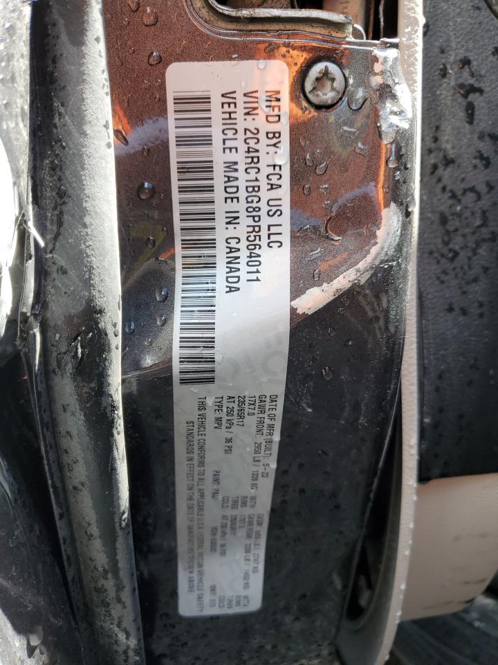 2023 Chrysler Pacifica Touring L VIN: 2C4RC1BG8PR564011 Lot: 56167645