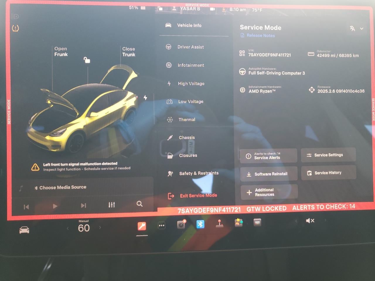 2022 Tesla Model Y VIN: 7SAYGDEF9NF411721 Lot: 56961145