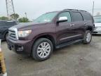 2015 Toyota Sequoia Platinum en Venta en Dyer, IN - Rear End