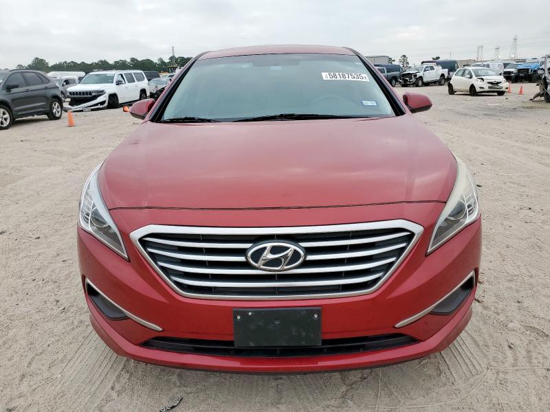  HYUNDAI SONATA 2016 Czerwony