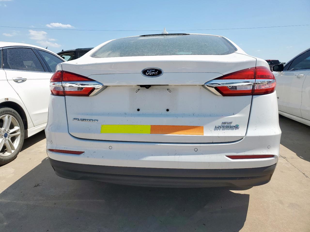 2019 Ford Fusion Se VIN: 3FA6P0LU4KR263976 Lot: 54066175
