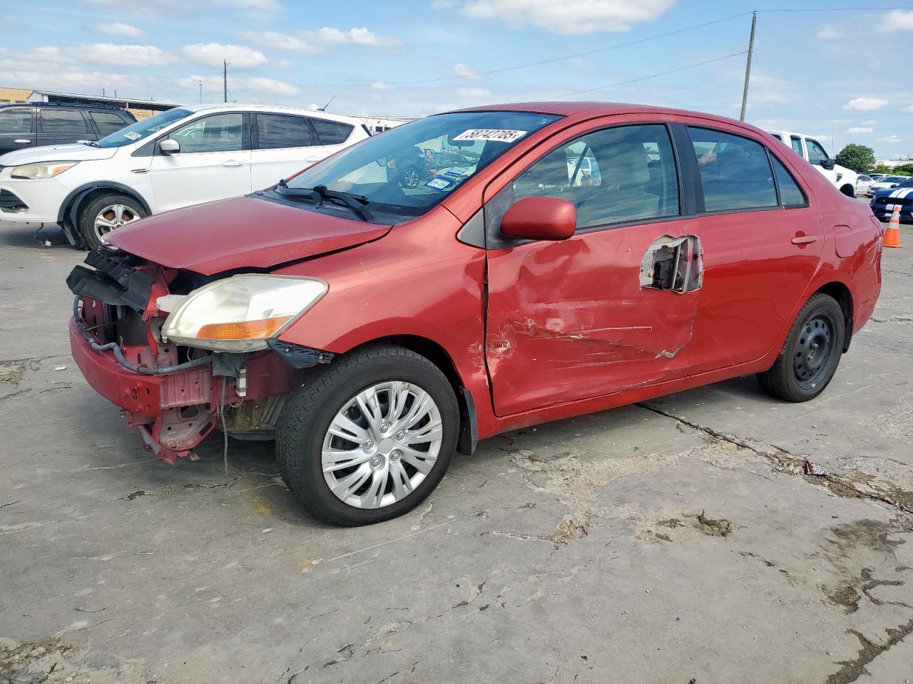 2007 Toyota Yaris продається в Grand Prairie, TX - Front End