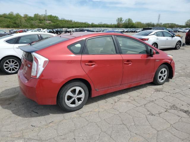  TOYOTA PRIUS 2012 Red