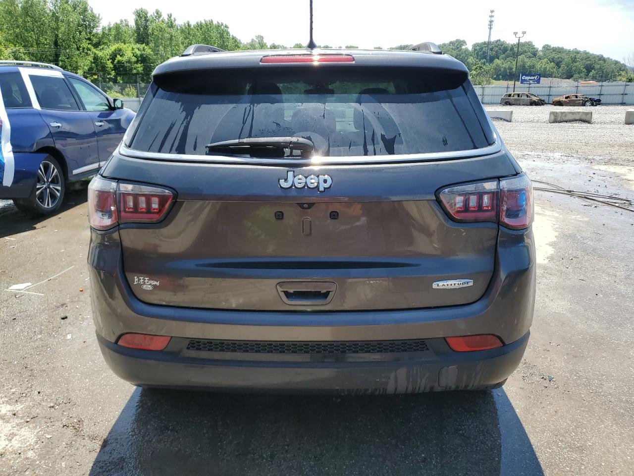 2018 Jeep Compass Latitude VIN: 3C4NJCBB0JT134143 Lot: 57228345