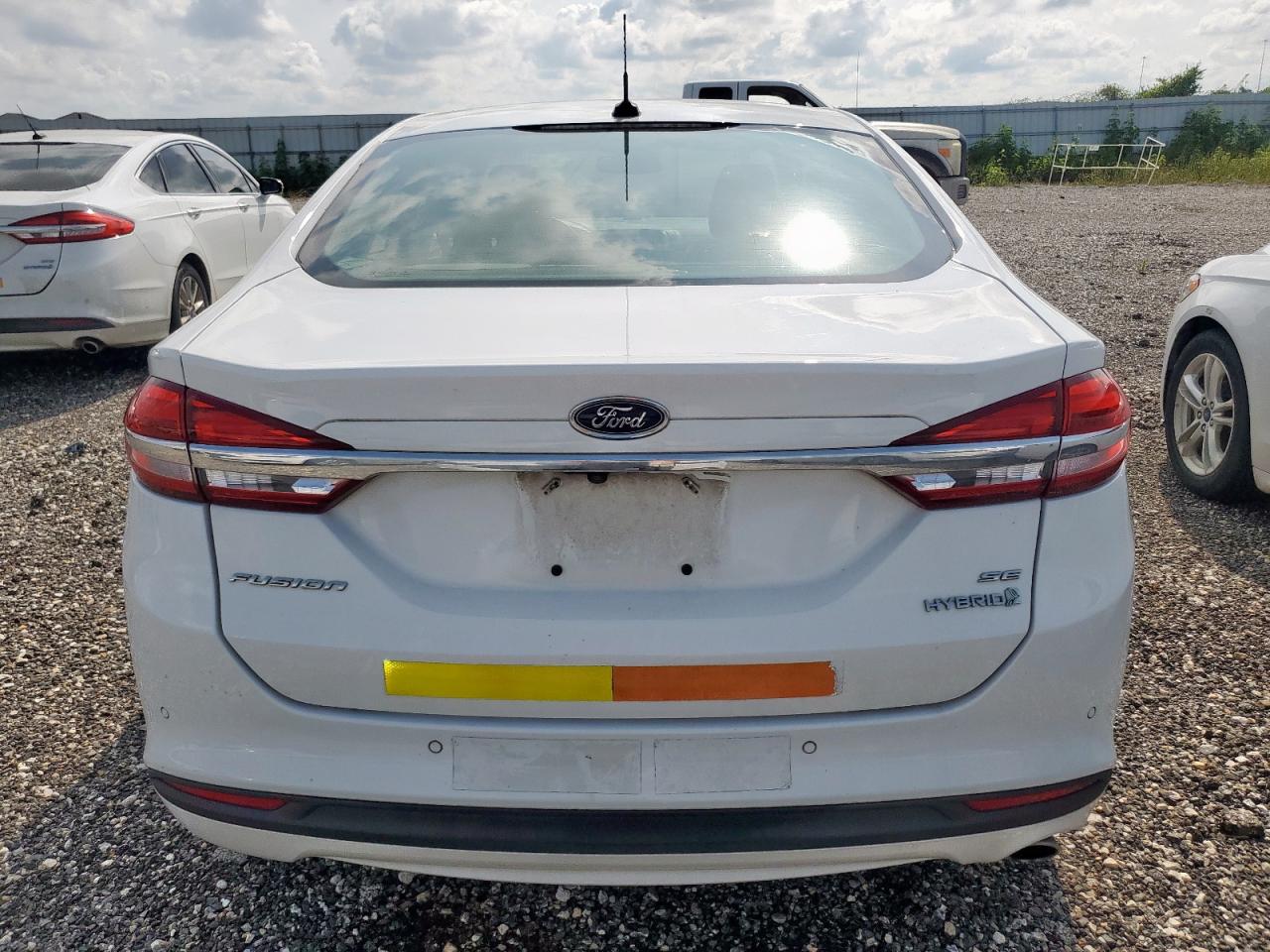 2018 Ford Fusion Se Hybrid VIN: 3FA6P0LU3JR171689 Lot: 54035235
