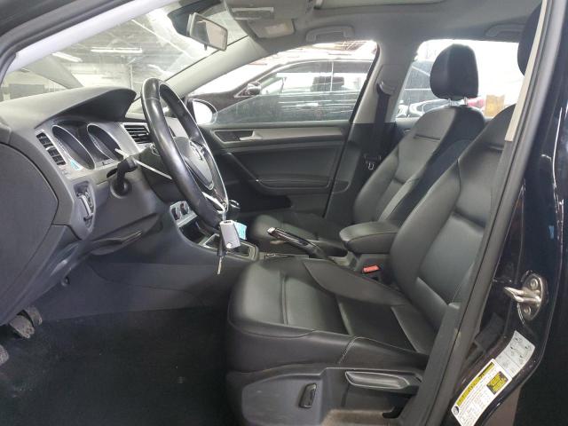 Hatchbacks VOLKSWAGEN GOLF 2017 Czarny