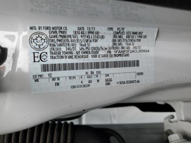 2012 FORD FOCUS SE  