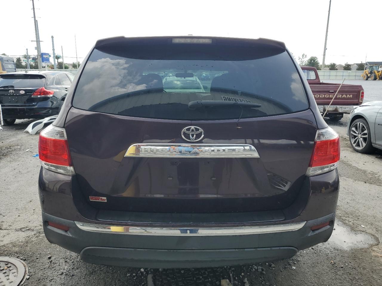 2012 Toyota Highlander Base VIN: 5TDZA3EH5CS019231 Lot: 58907015