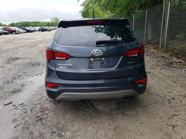 HYUNDAI SANTA FE 2018 Синий