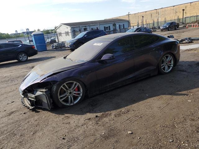 Хэтчбеки TESLA MODEL S 2016 Фиолетовый