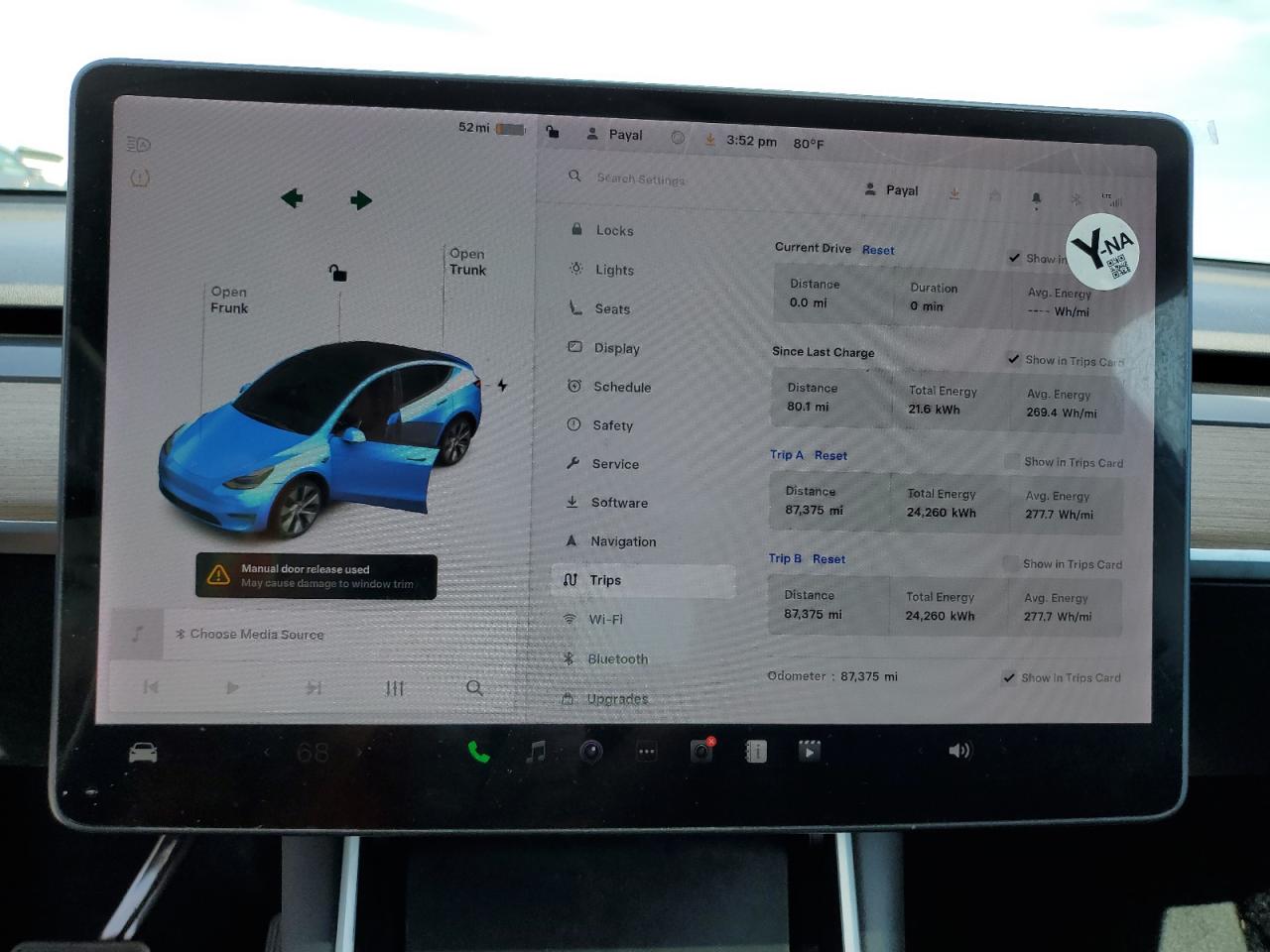 2021 Tesla Model Y VIN: 5YJYGDEE1MF090552 Lot: 56987935