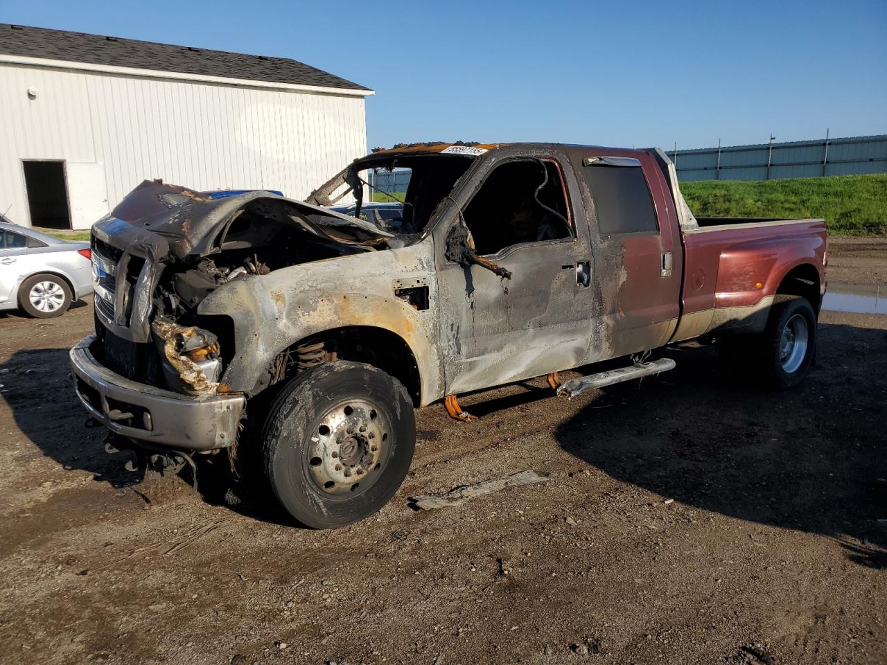 2008 Ford F450 Super Duty zu verkaufen in Portland, MI - Burn - Engine