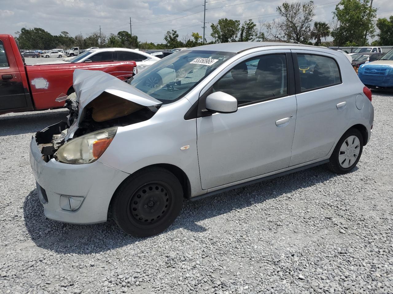 2015 Mitsubishi Mirage De for Sale in Riverview, FL - Front End