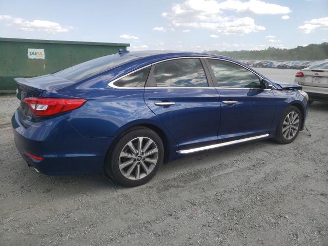 Sedans HYUNDAI SONATA 2016 Granatowy