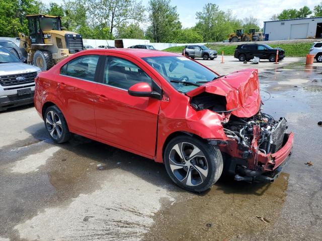  CHEVROLET SONIC 2017 Czerwony